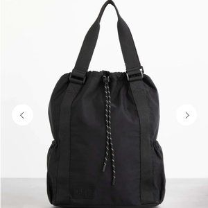 Beis Black Nylon Sport Tote